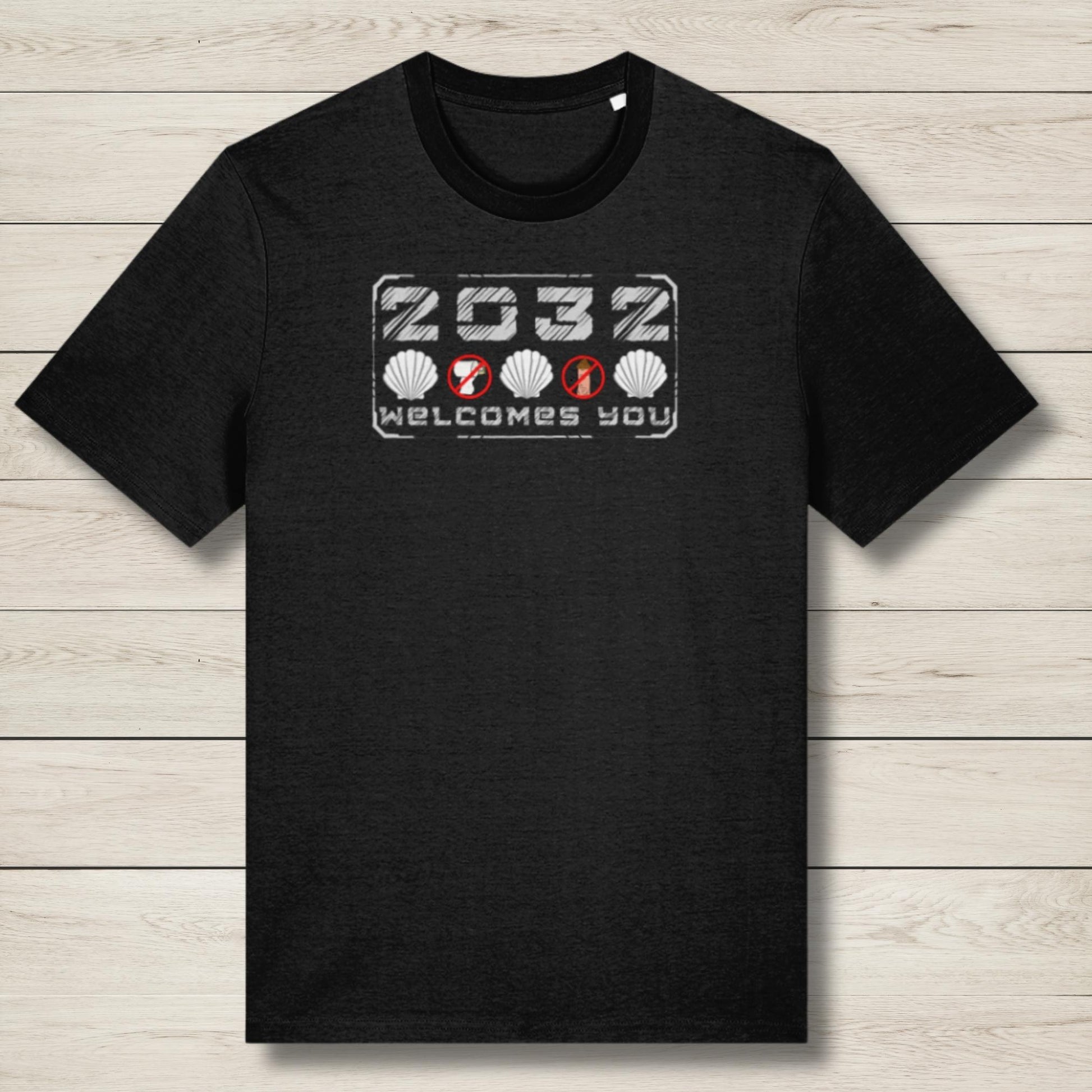 2032 welcomes you premium graphic tee