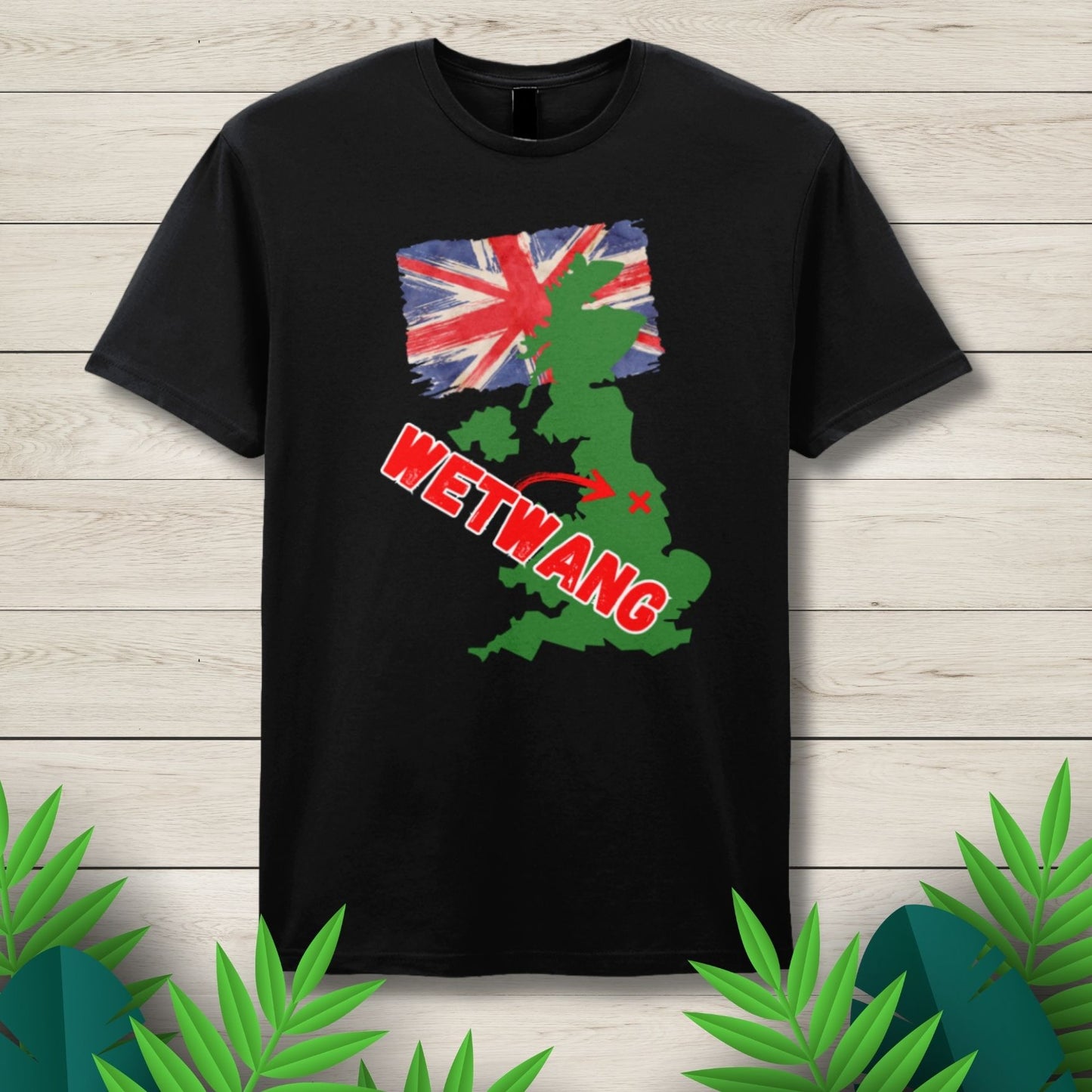 Rude Britain WetWang Funny Town Name Unisex T Shirt