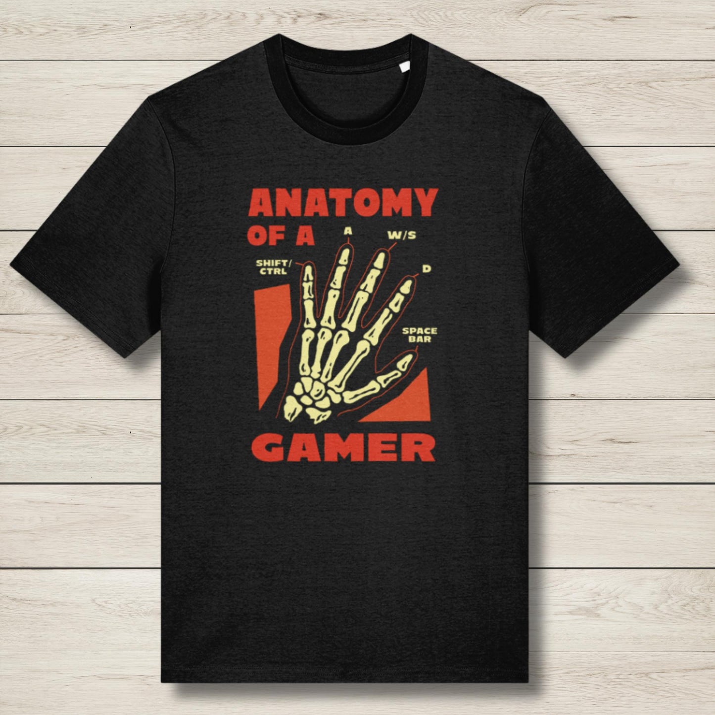 gamer hands premium graphic tee