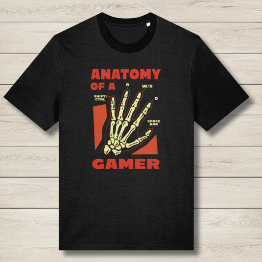 gamer hands premium graphic tee