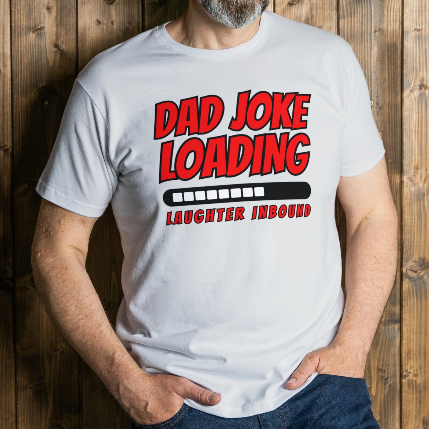 Funny Dad Joke Loading Premium Unisex Graphic Tee