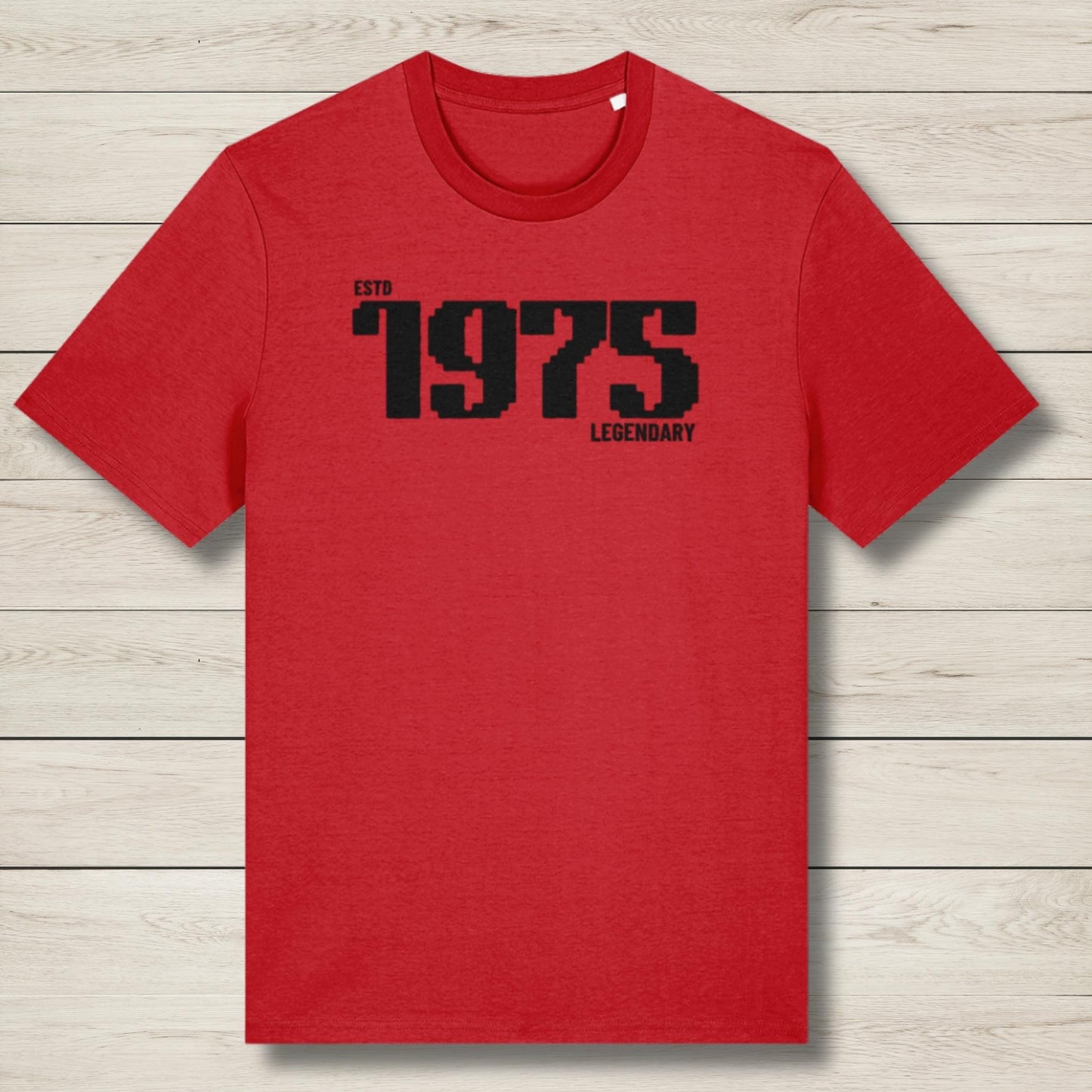est 1975 red premium tee