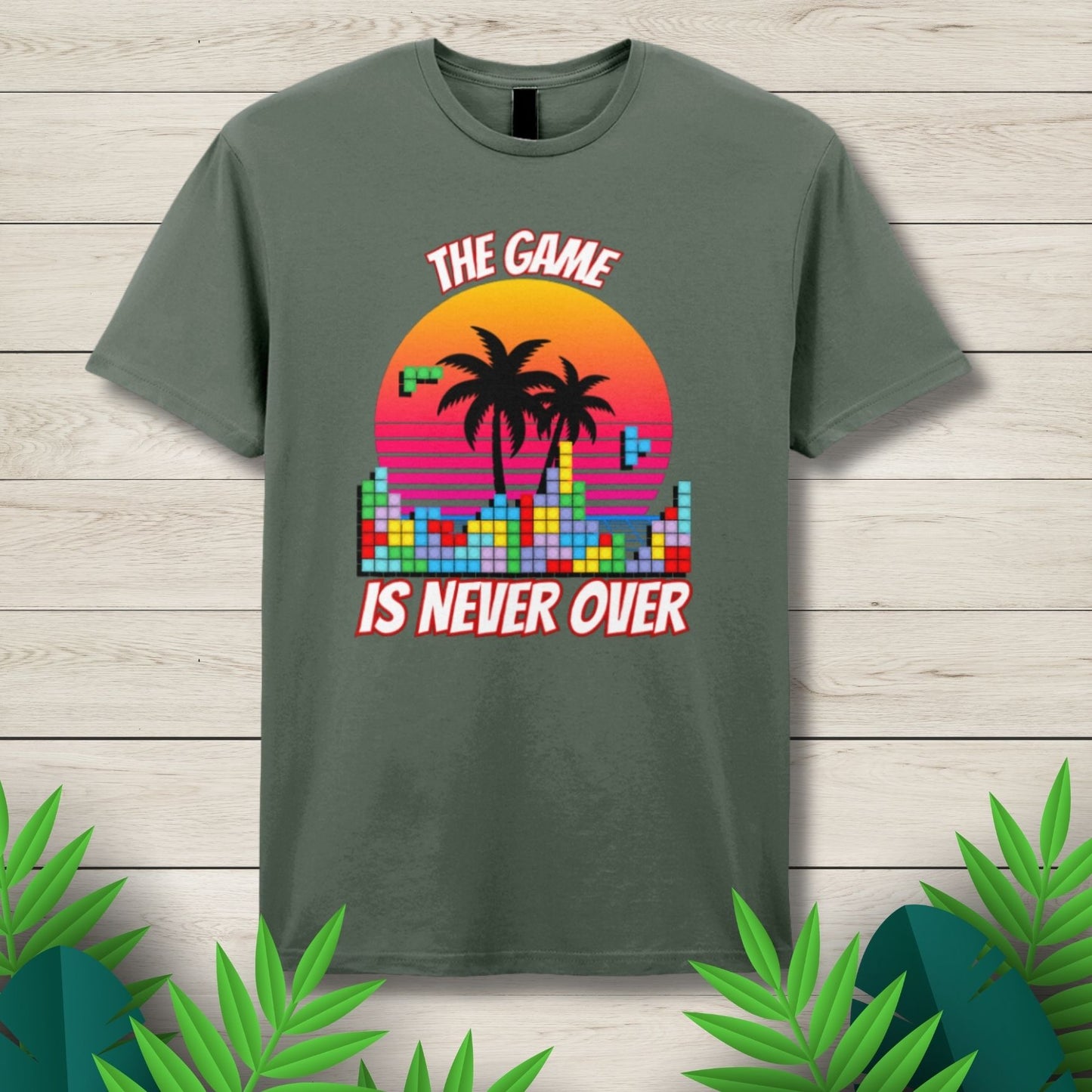 The Game Is Never Over Unisex Gaming T Shirt