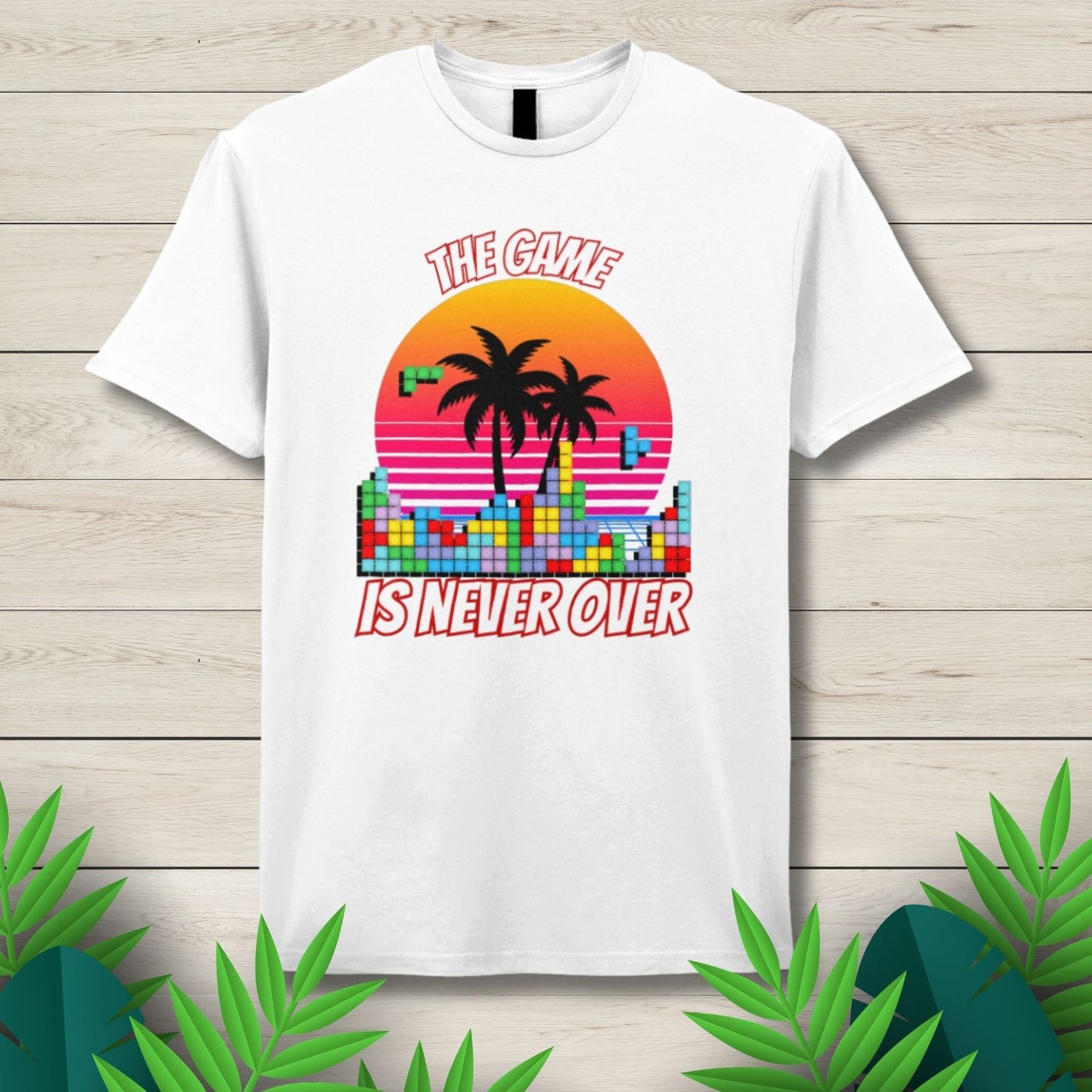 The Game Is Never Over Unisex Gaming T Shirt