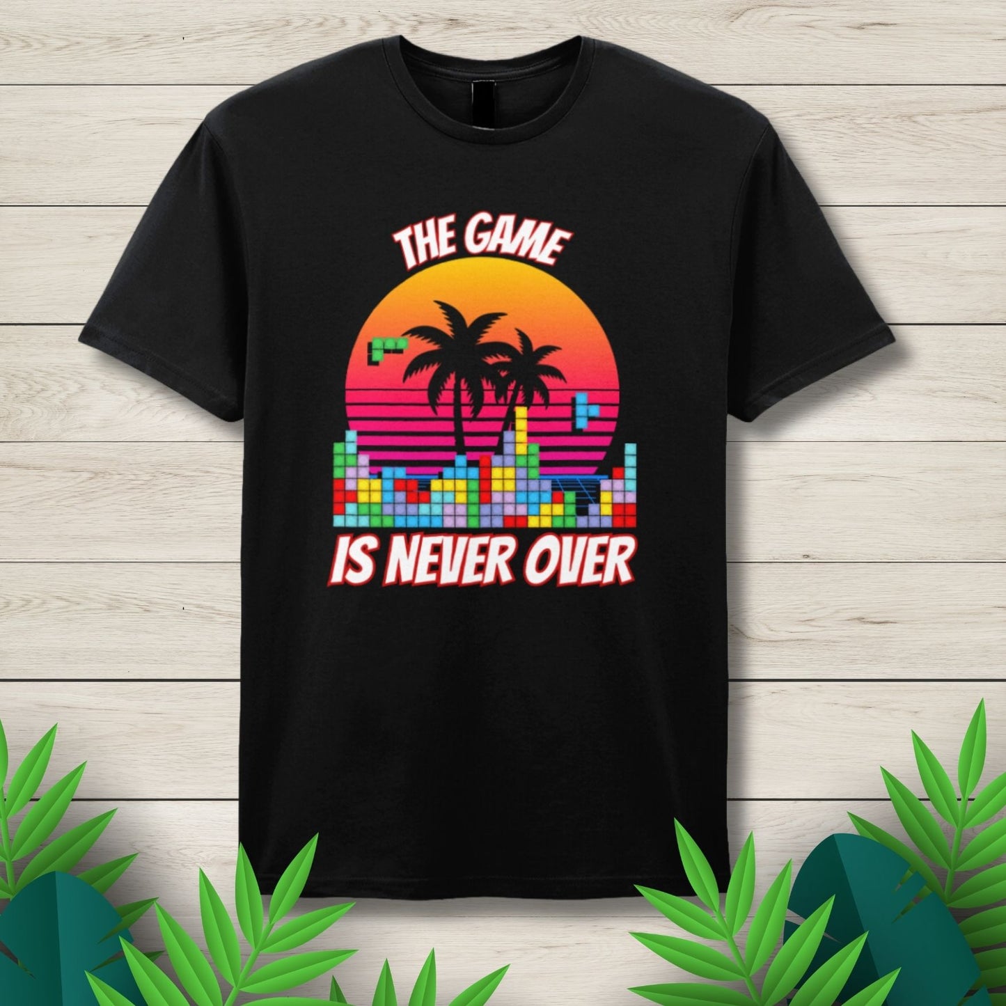 The Game Is Never Over Unisex Gaming T Shirt