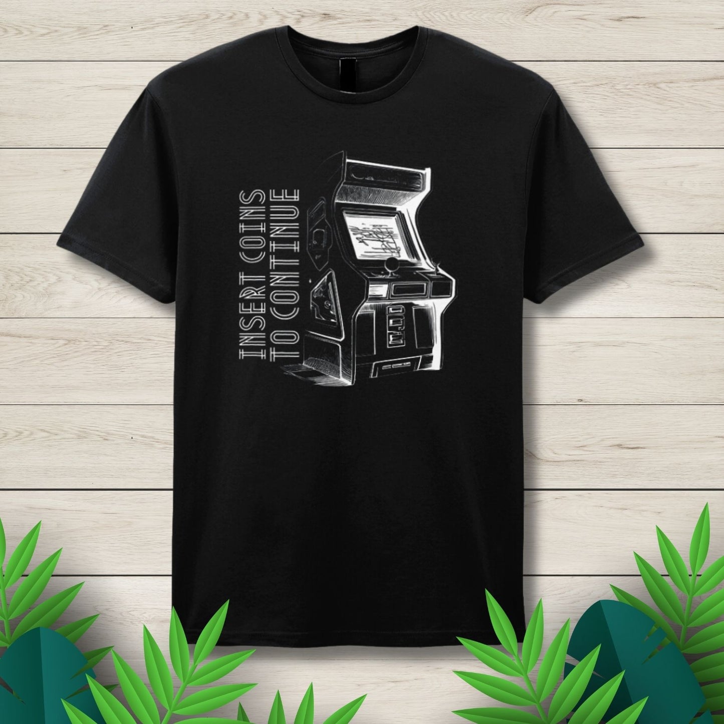 Insert Coins To Continue Retro Gaming Unisex T Shirt