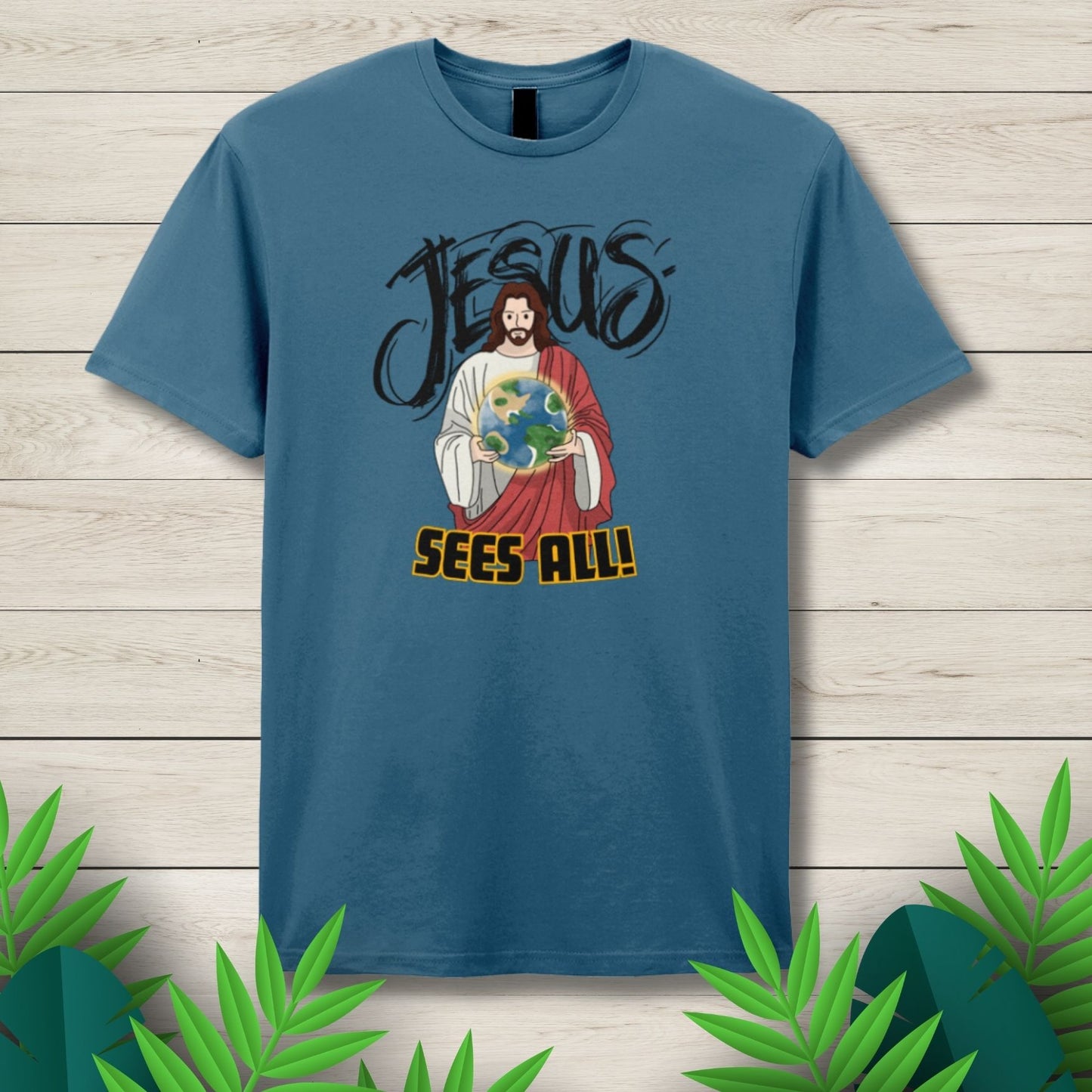 Jesus Sees All Unisex T Shirt