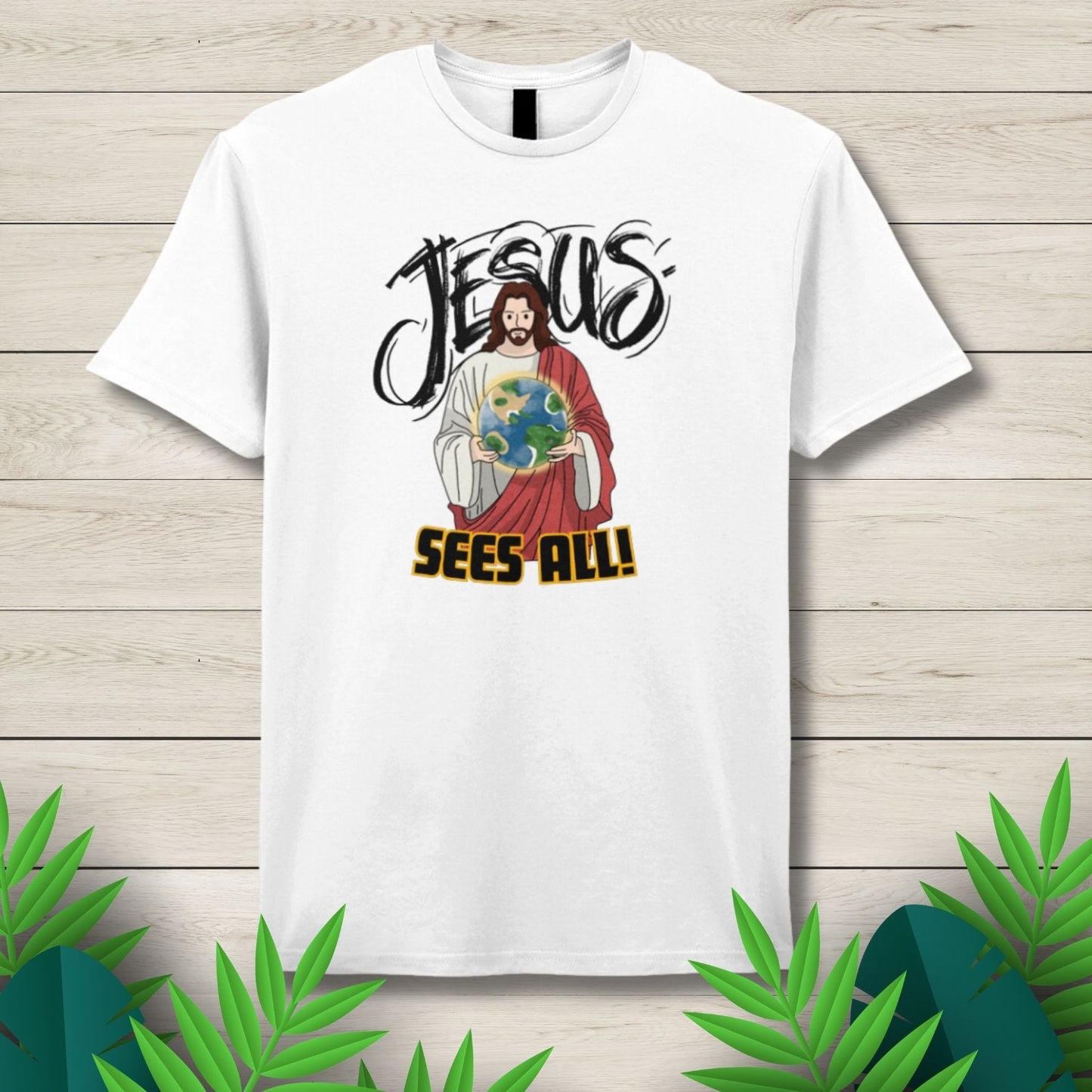 Jesus Sees All Unisex T Shirt