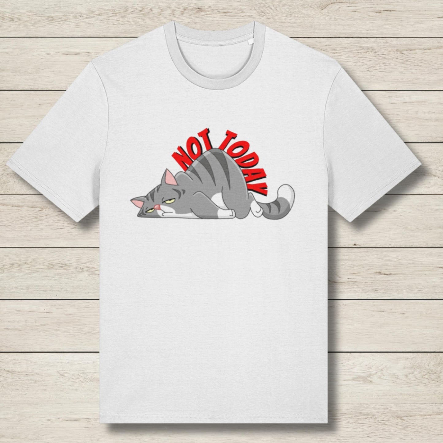 Not Today Cat - Premium Unisex T Shirt