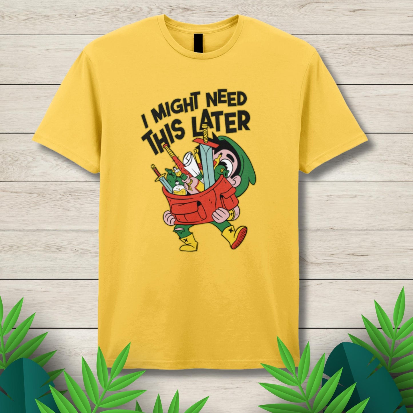 over encumbered graphic tee daisy