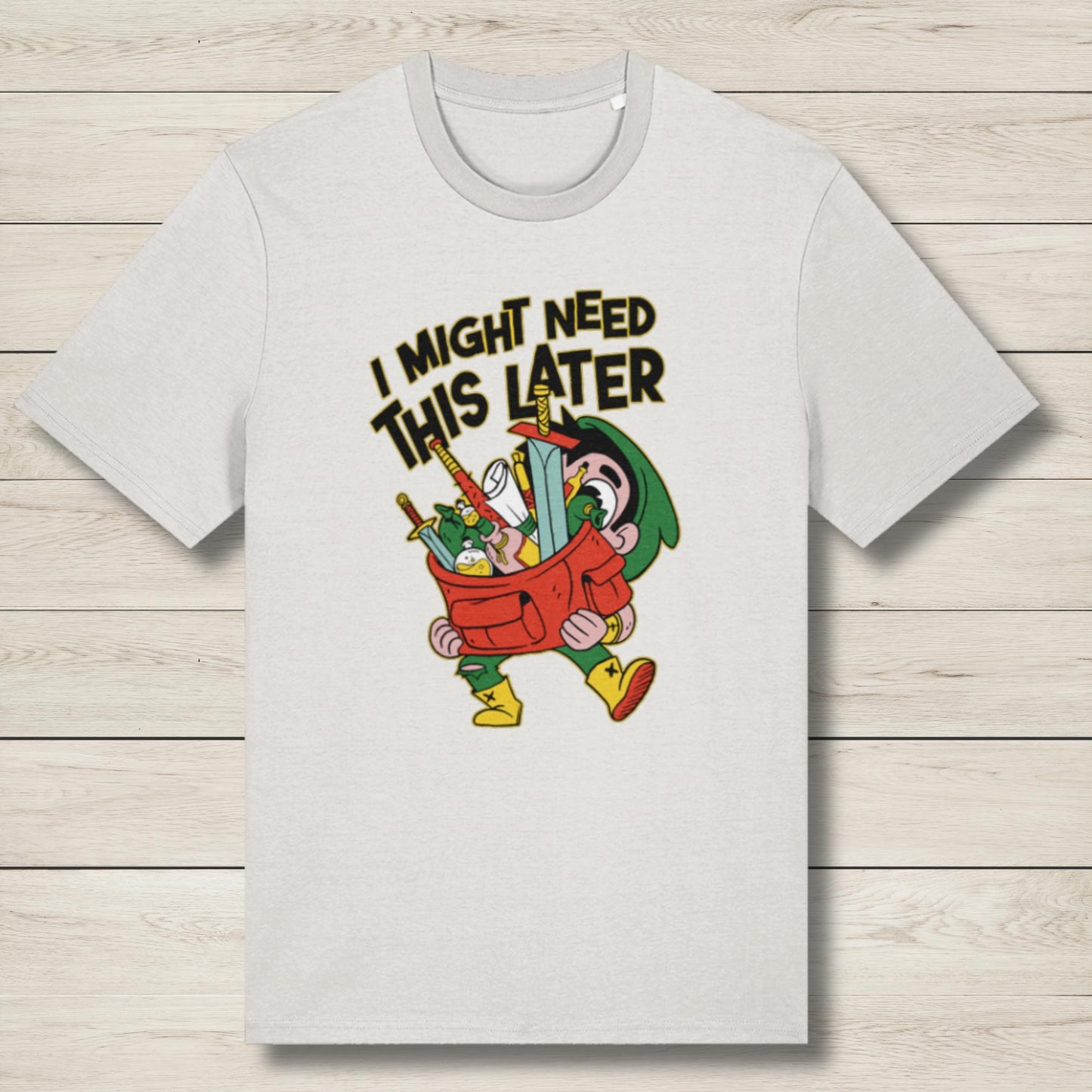 over encumbered premium graphic tee