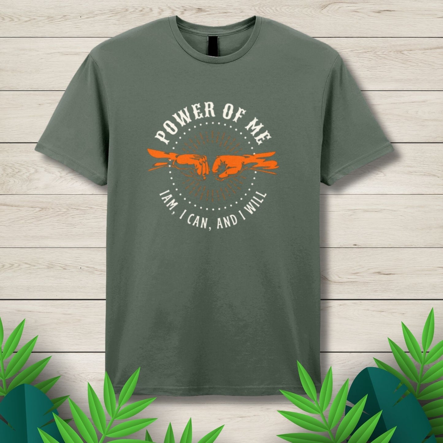 Power Of Me Dual Fist Bump Motivational Unisex T shirt