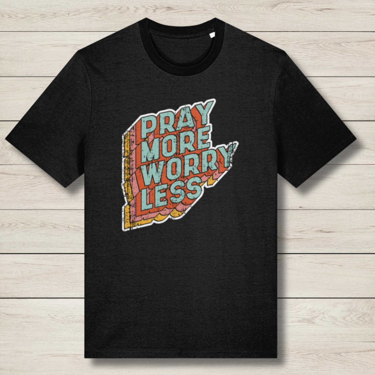 pray more premium black t shirt