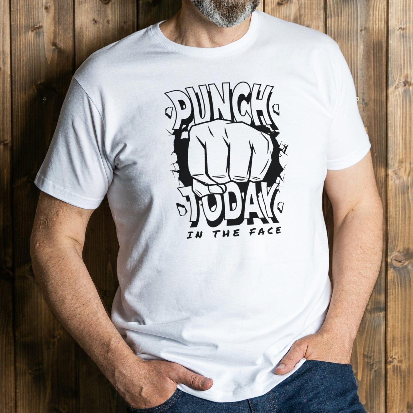 Punch Today In The Face Unisex Graphic Tee