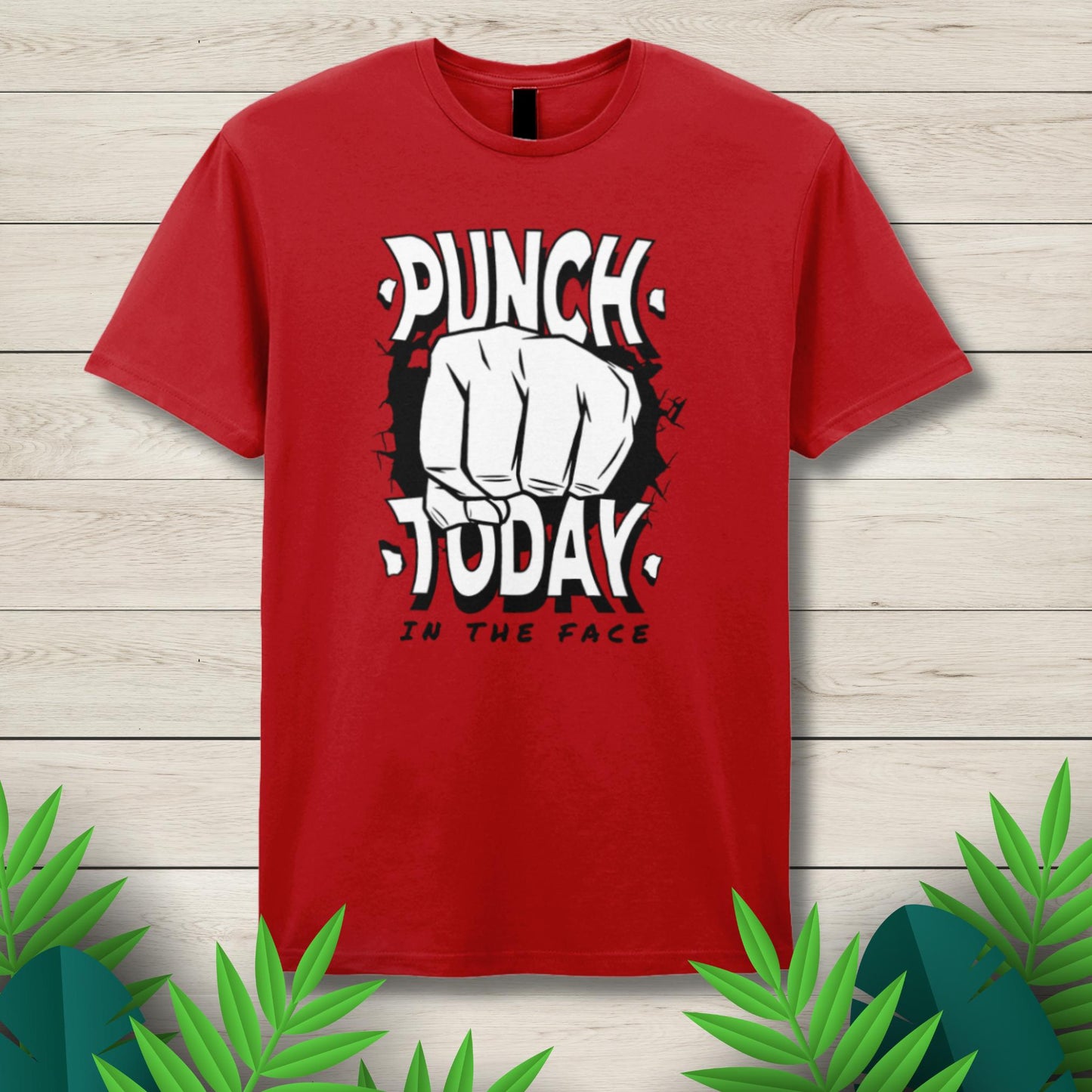 punch today red t shirt