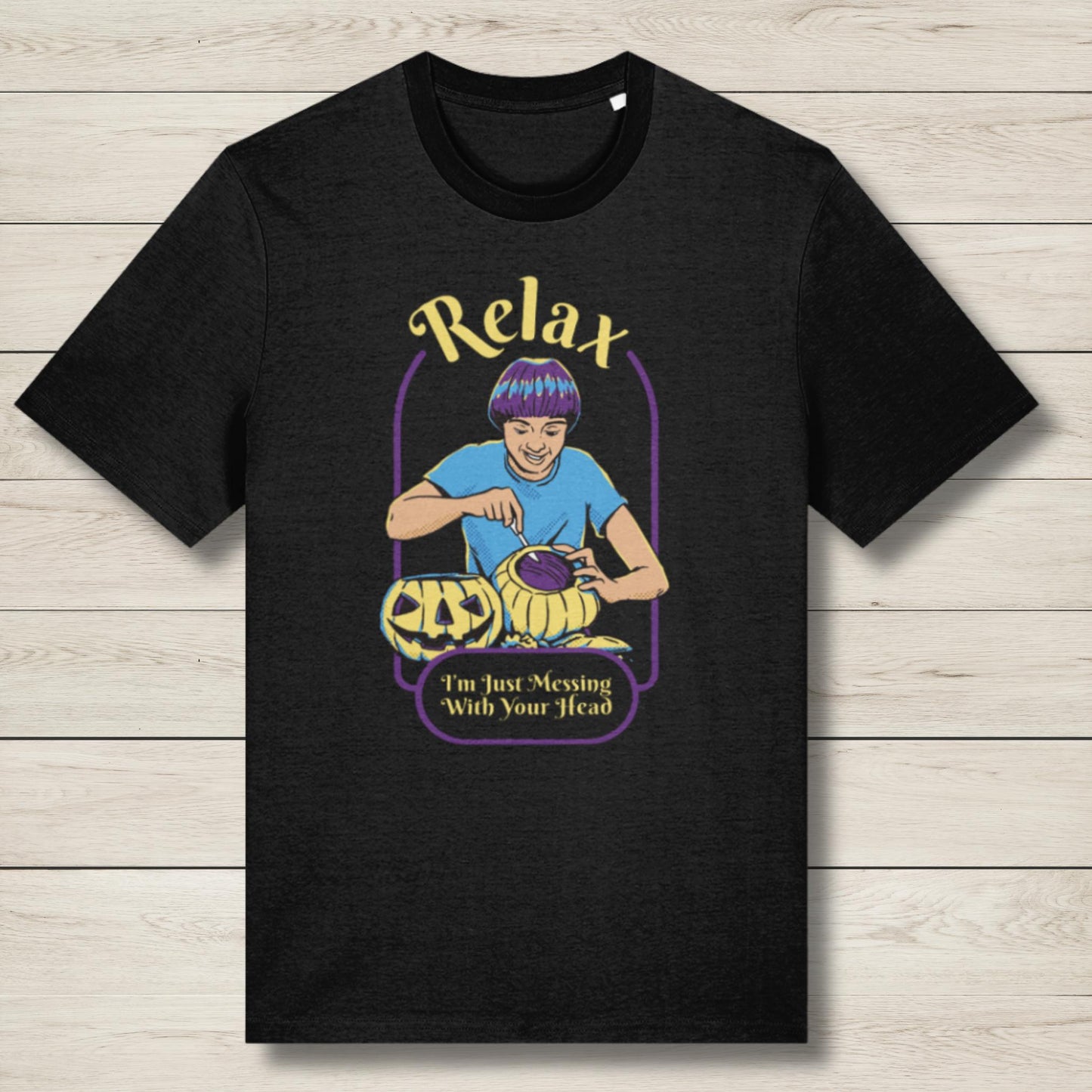Funny Retro Im Just Messing With Your Head Premium Unisex Graphic Tee