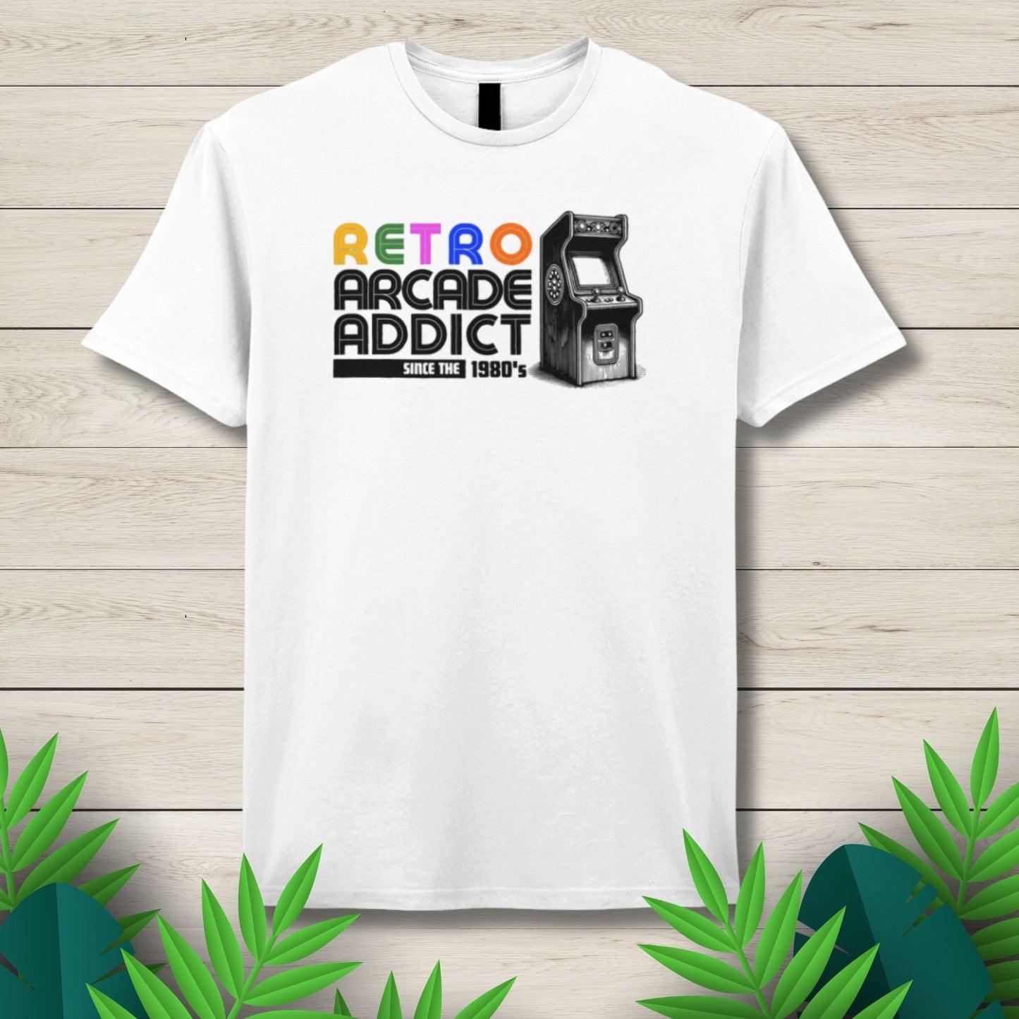 Retro Arcade Addict Since The 1980s Nostalgic Gaming Unisex T shirt
