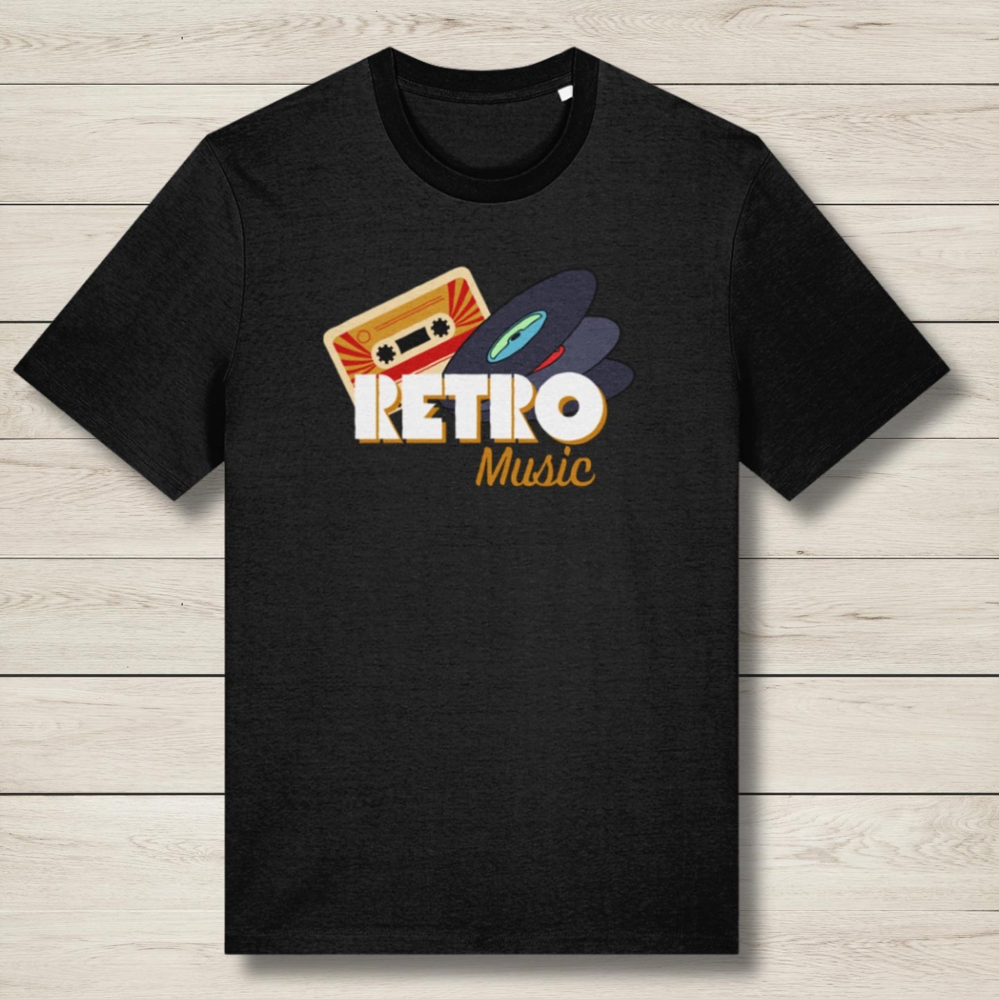 retro music premium graphic tee