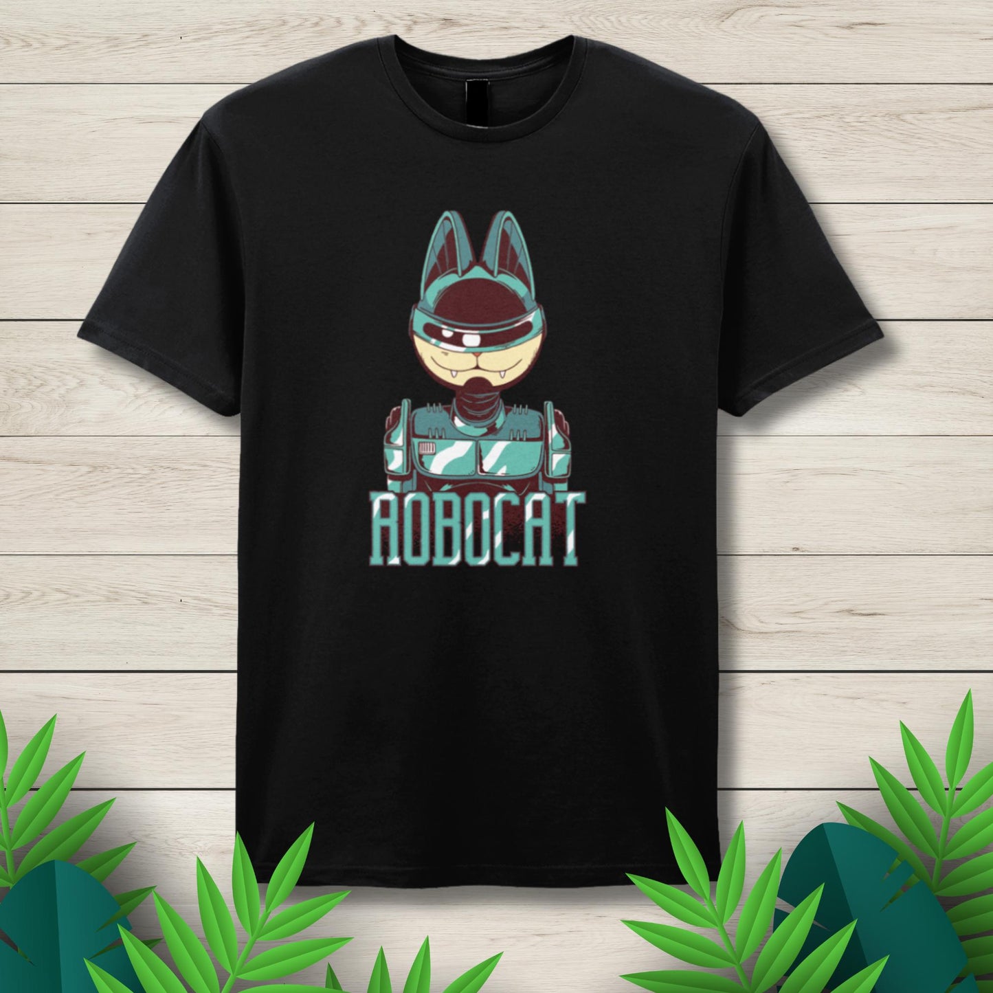 robocat graphic tee