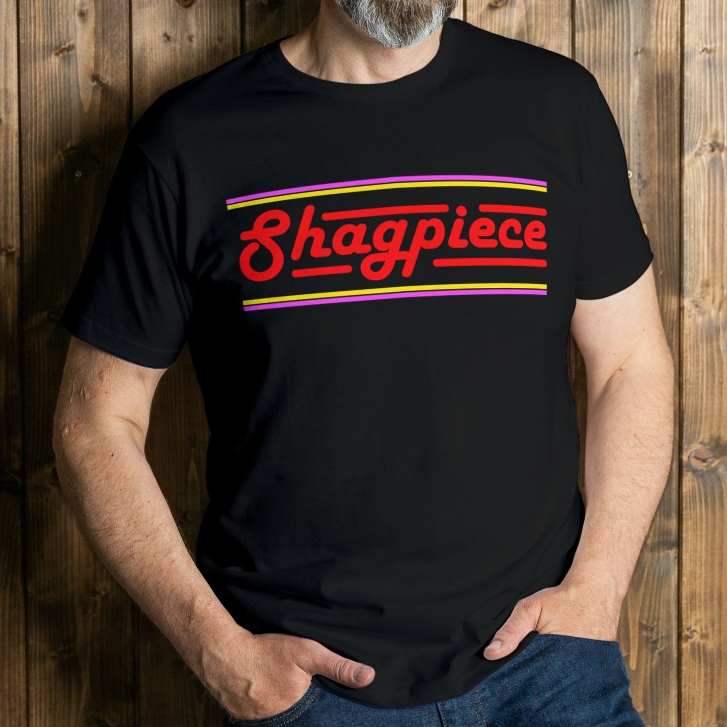 Shagpiece Funny Disco Inspired Nostalgic Unisex T shirt