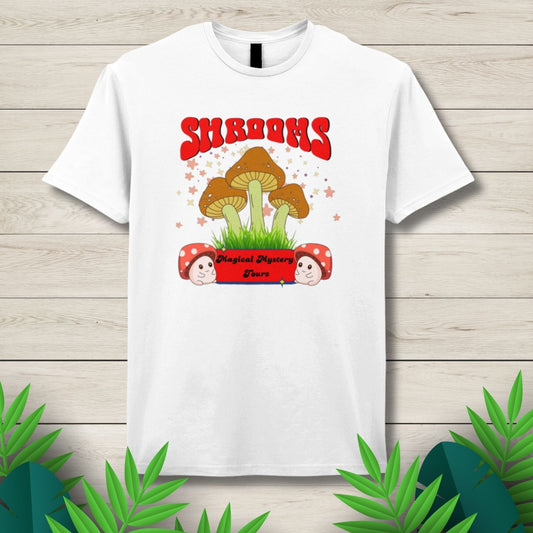 Shrooms Magical Mystery Tours Retro Inspired Unisex T Shirt