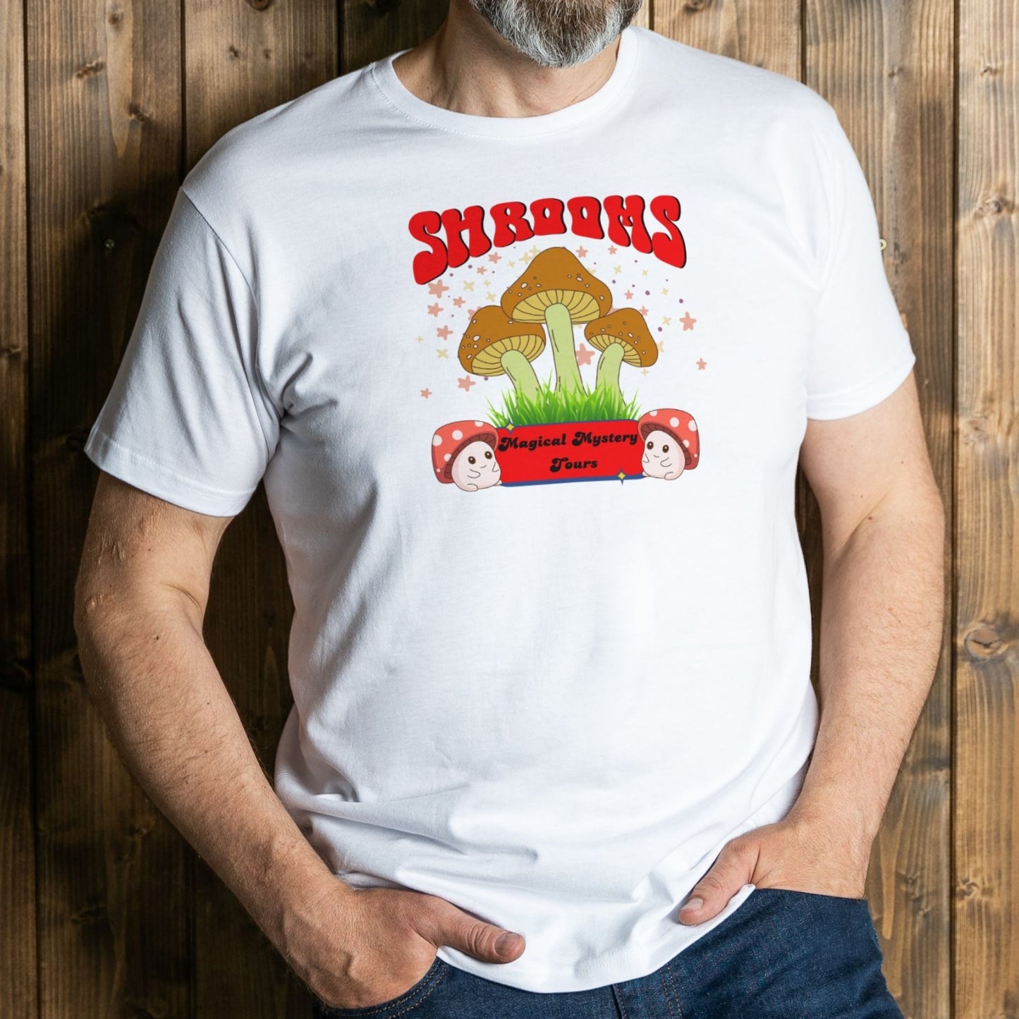 Shrooms Magical Mystery Tours Retro Inspired Unisex T Shirt