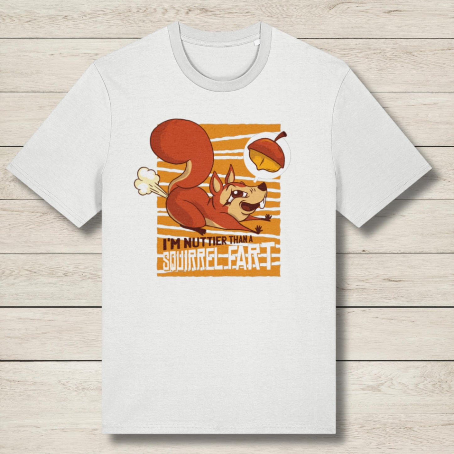 premium white squirrel farts t shirt