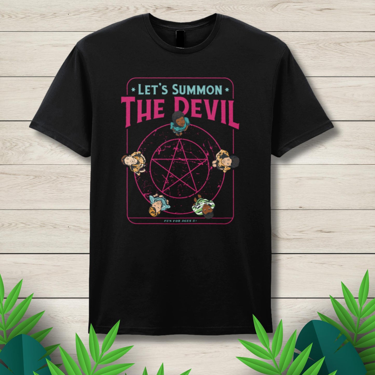 summon the devil black t shirt