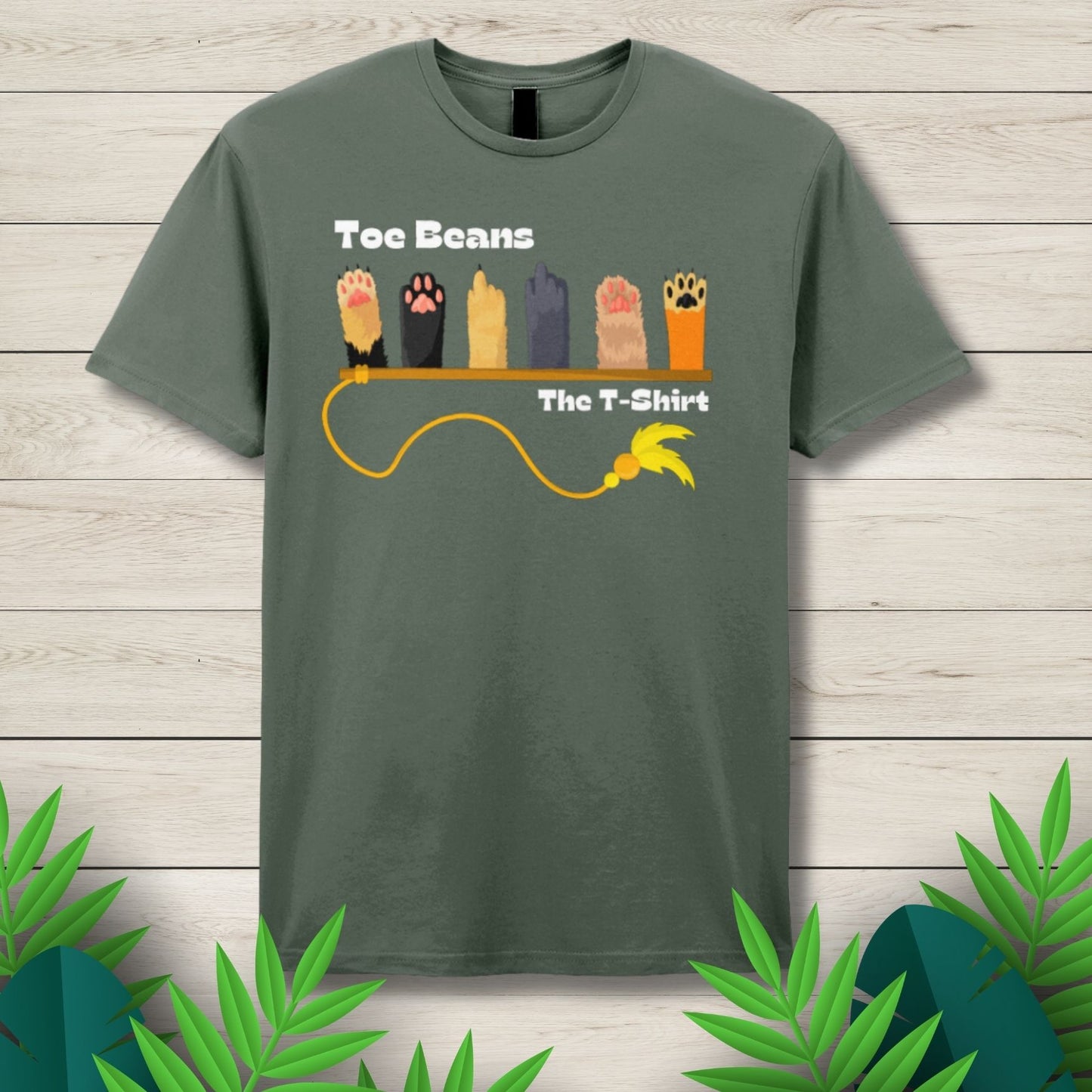 Toe Beans - The T Shirt Cat Lovers Funny Unisex T shirt