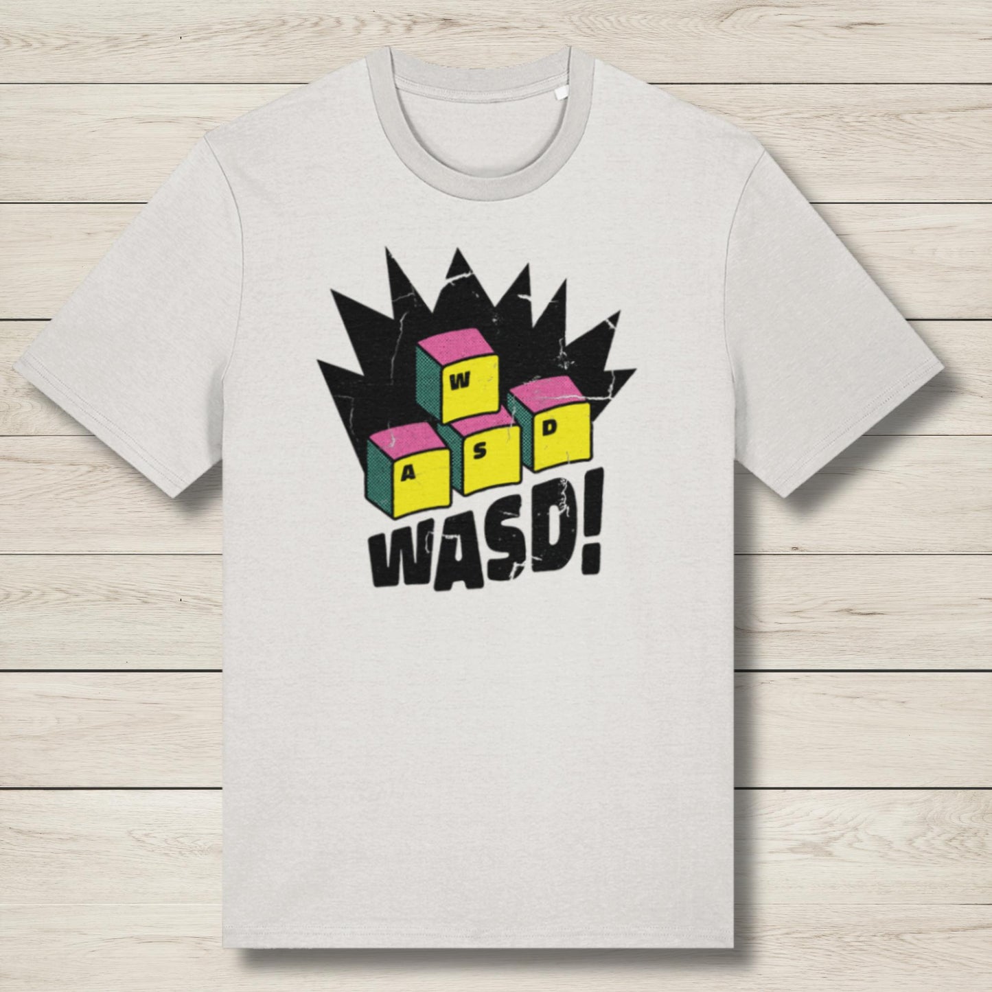 wasd premium graphic tee in white
