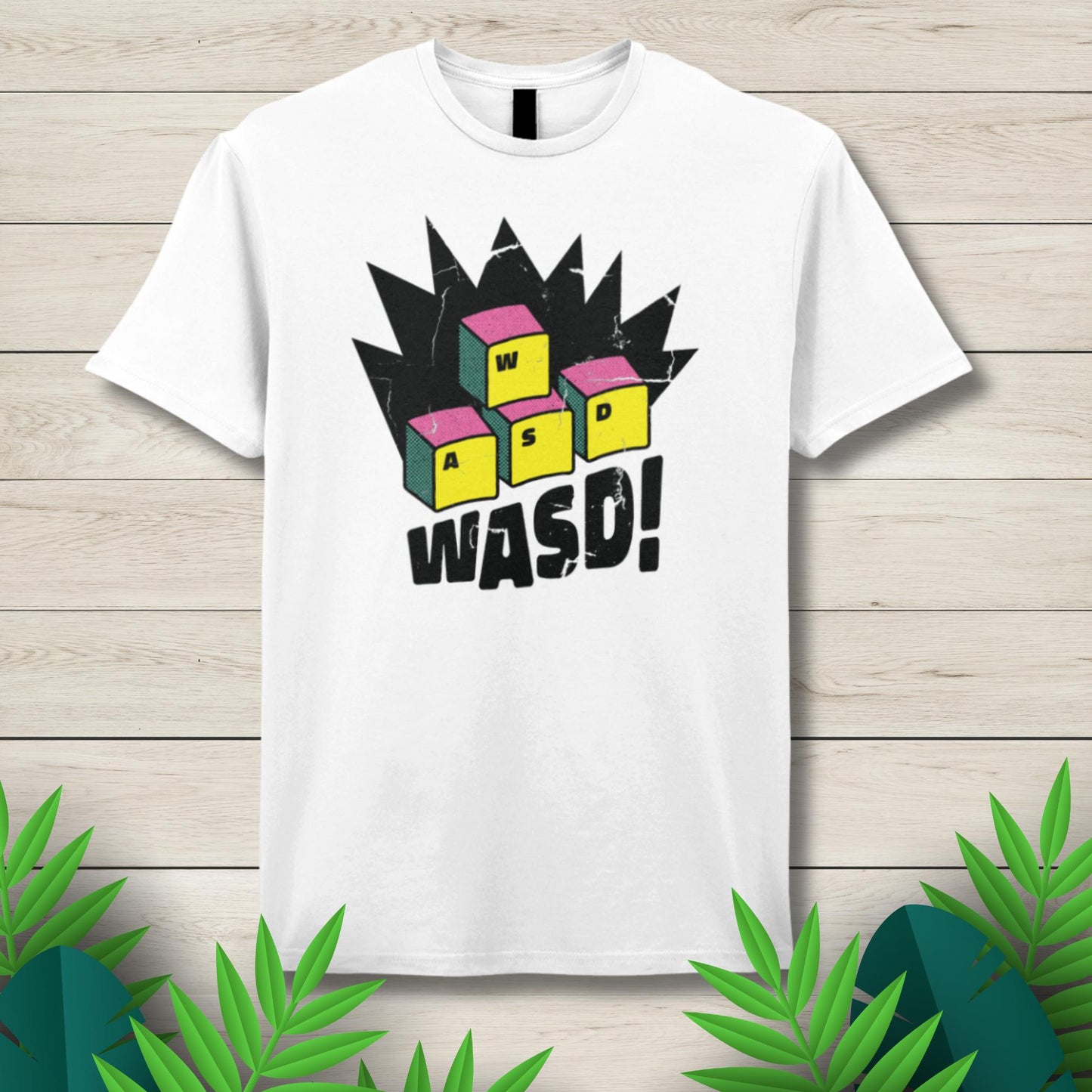 wasd graphic tee in white
