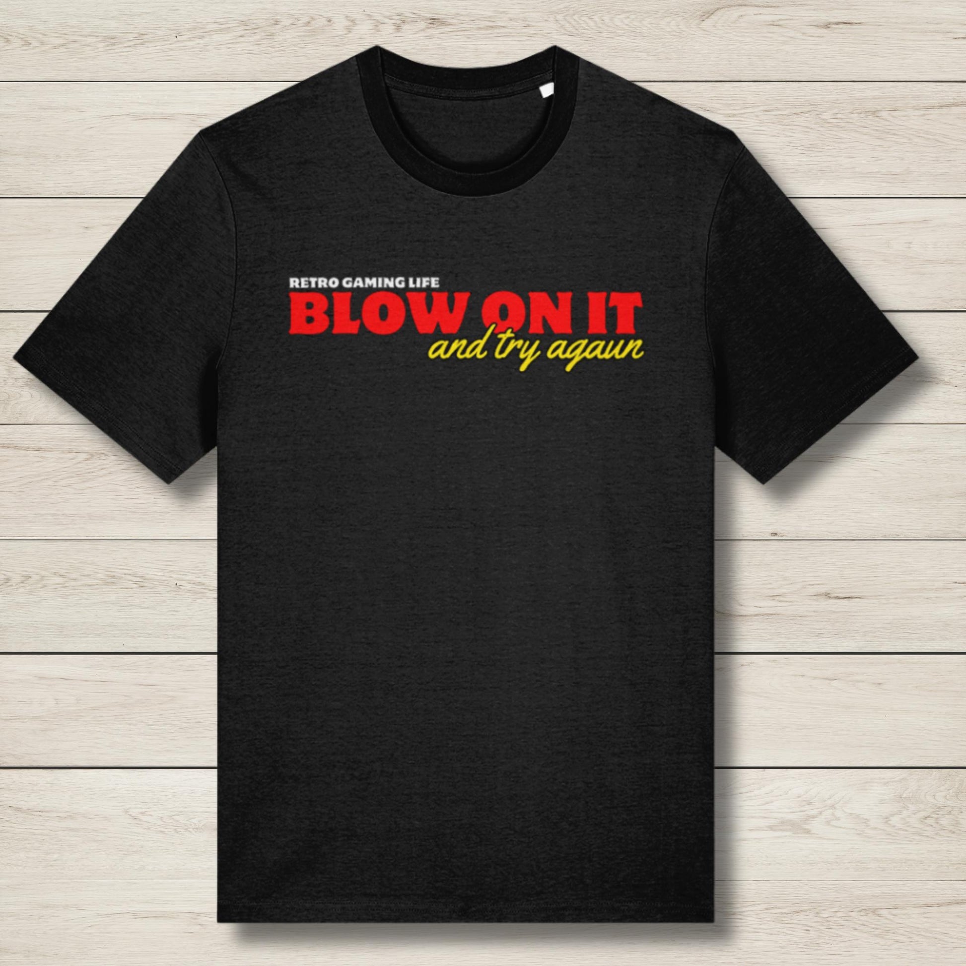 blow on it and try again premium graphic tee