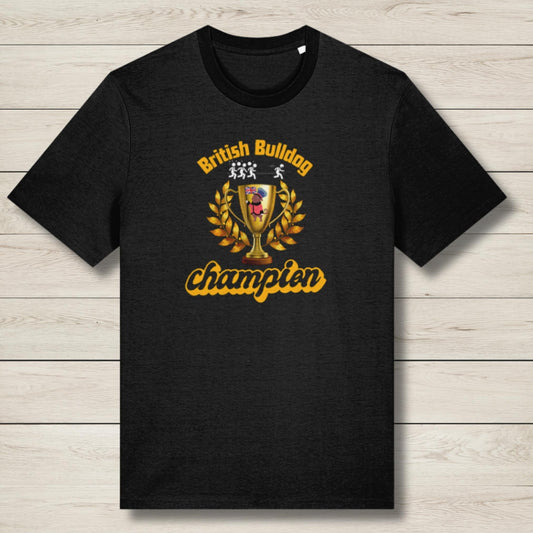 British bulldog champion premium graphic tee
