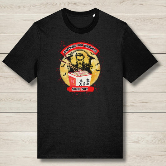 checking for maggots premium t shirt