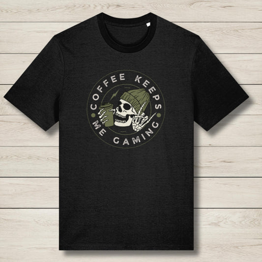 coffee keeps me gaming graphic tee