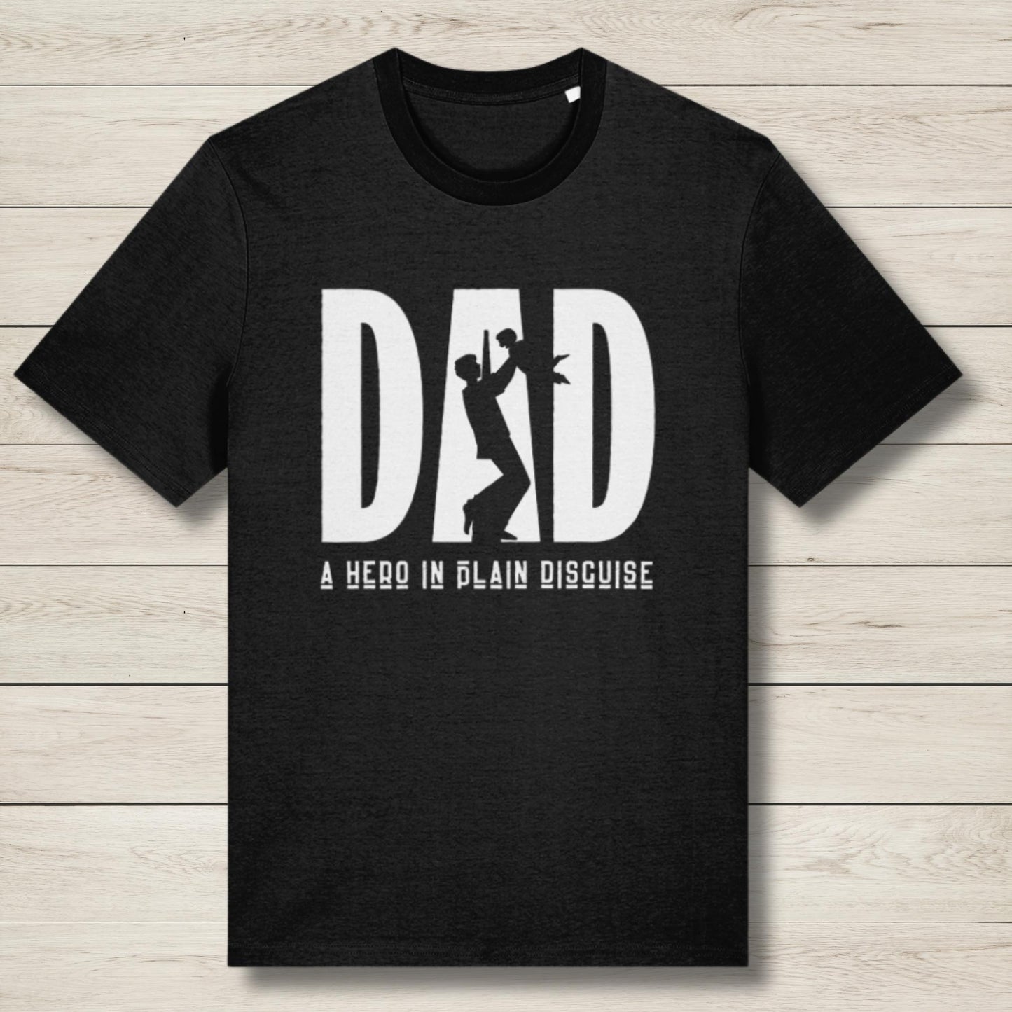 Dad A Hero In Plain Disguise - Premium Unisex T Shirt