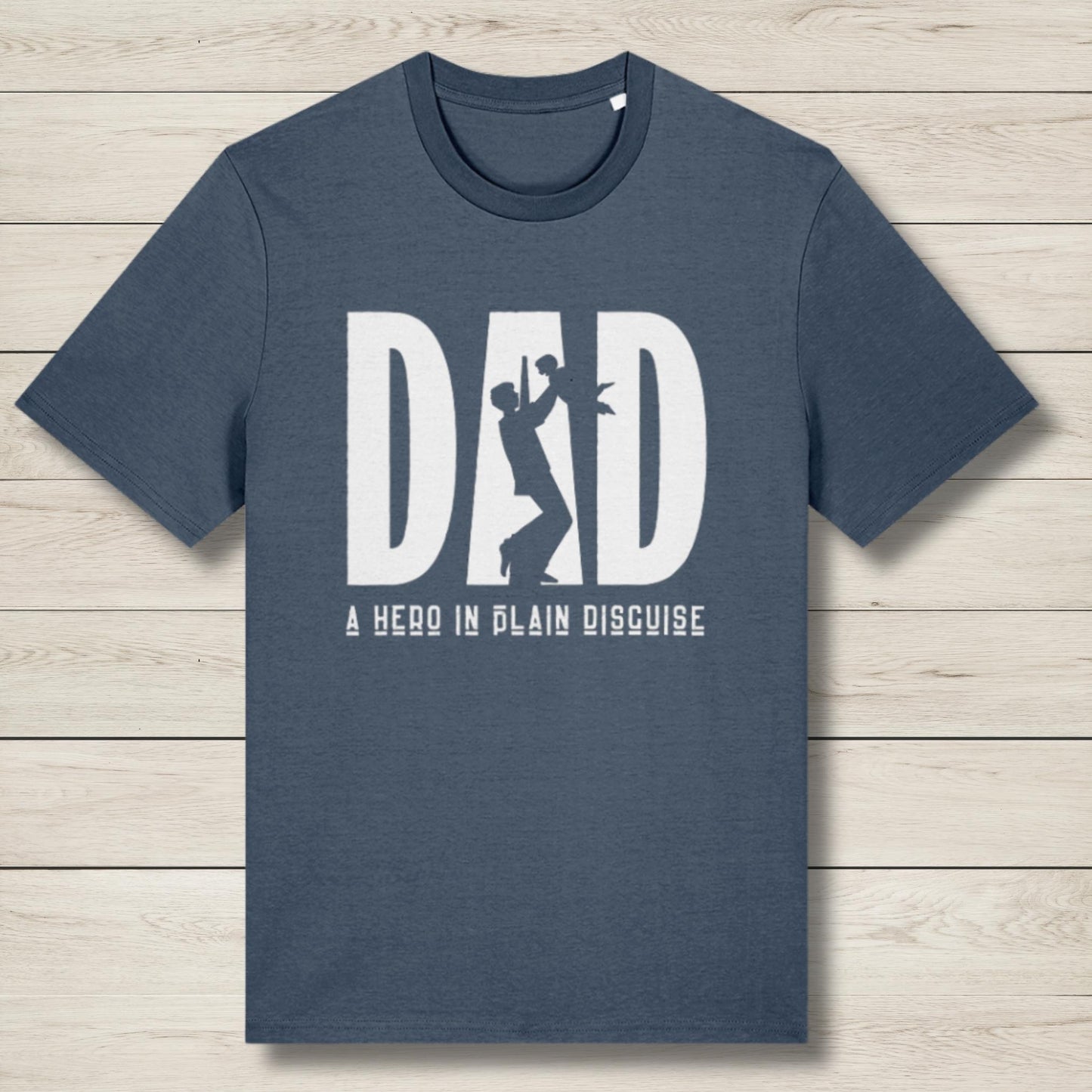 Dad A Hero In Plain Disguise - Premium Unisex T Shirt
