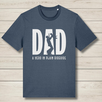 Dad A Hero In Plain Disguise - Premium Unisex T Shirt