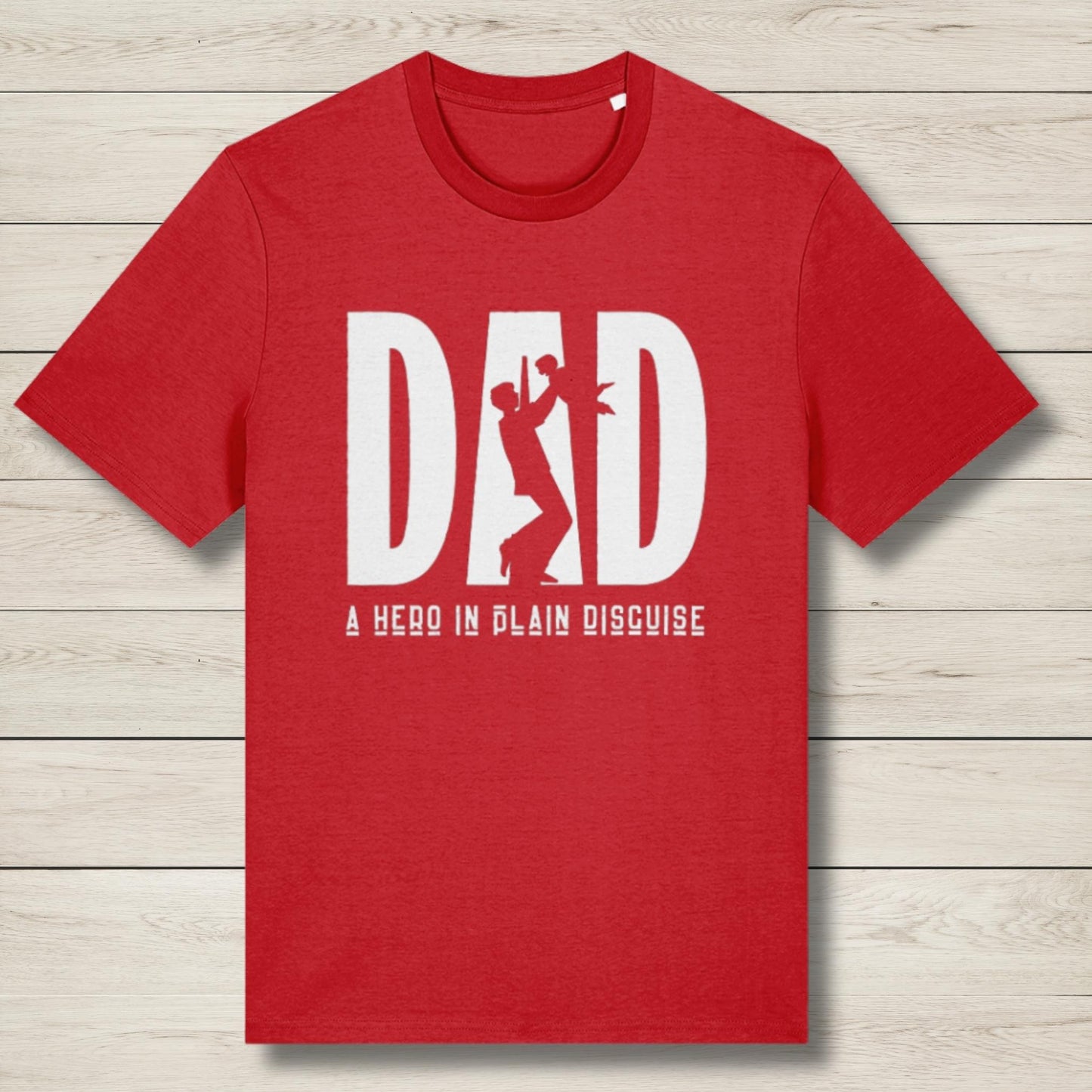 Dad A Hero In Plain Disguise - Premium Unisex T Shirt