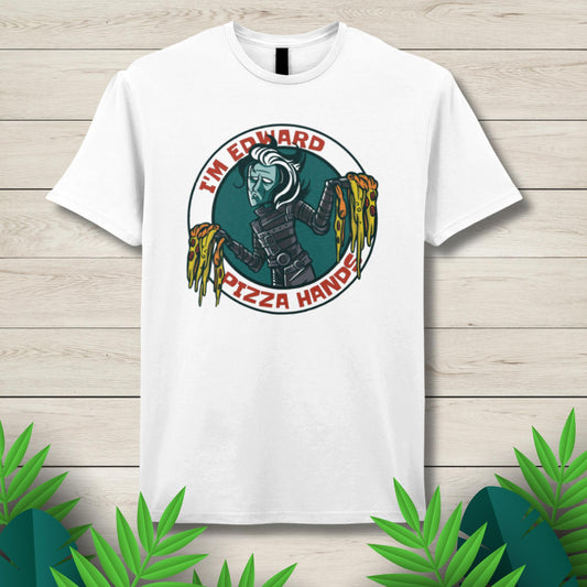 pizza hands graphic tee