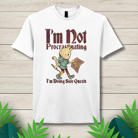 gamer side quests graphic tee 