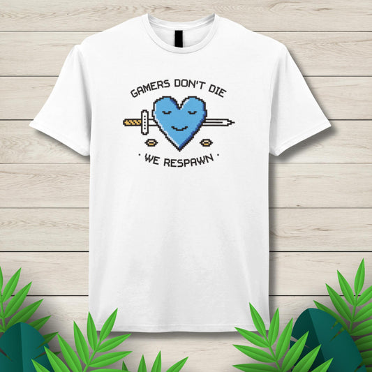 gamers dont die graphic tee