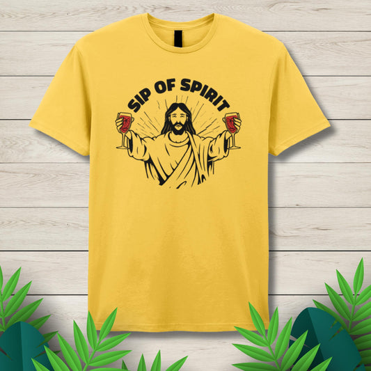 jesus drinker daisy t shirt