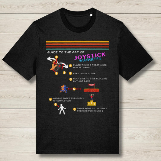 guide to joystick waggling premium graphic tee