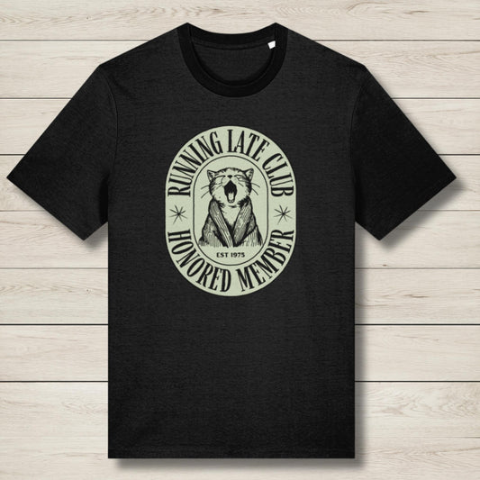 late club cat premium graphic tee