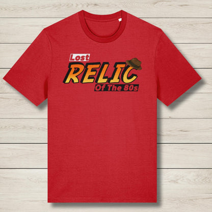 relic of the 80s premium graphic tee in red