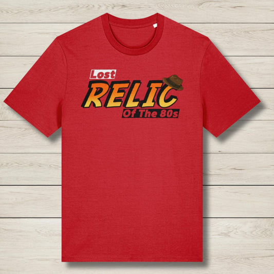 relic of the 80s premium graphic tee in red
