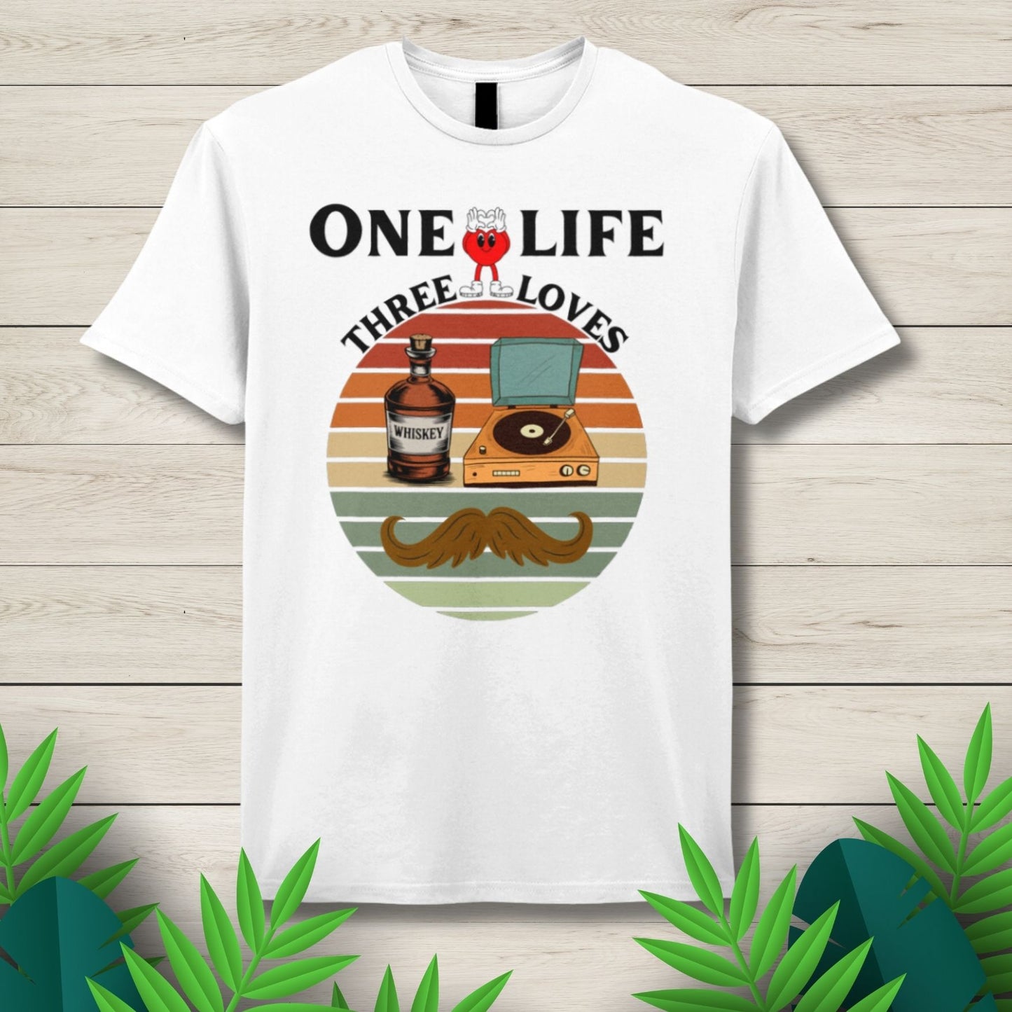 One Life Three Loves Retro Unisex T Shirt