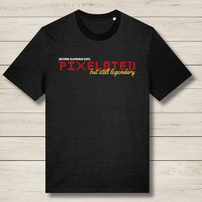 pixelated but legendary premium t shirt