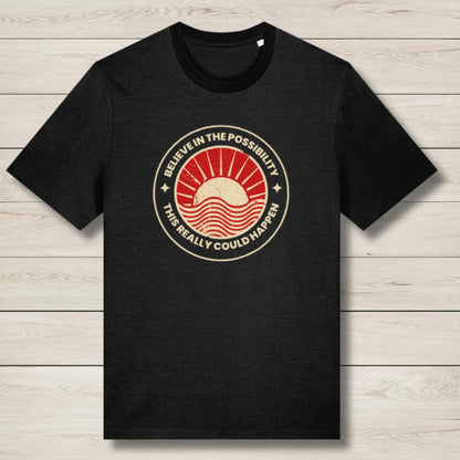 believe in the poss sunrise  premium graphic tee